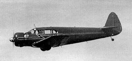 Fairchild-45 in flight (taken in 1937)