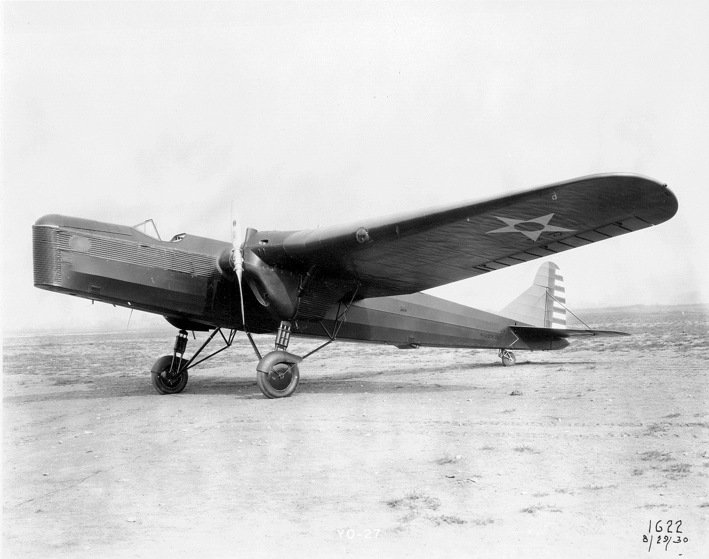 Became XO-27A with geared Curtiss V-1570-29, cockpit canopy, and ...