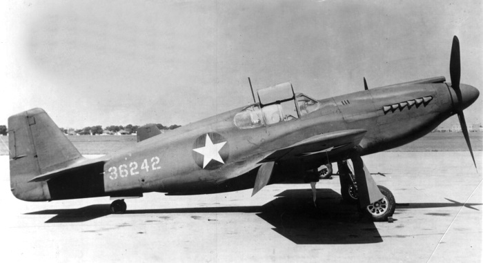 North American, NA-99, P-51A, 43-6242 Mustang